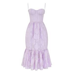 House Of CB Mira Organza Corset Tank Midi Dress - Medium A/C
